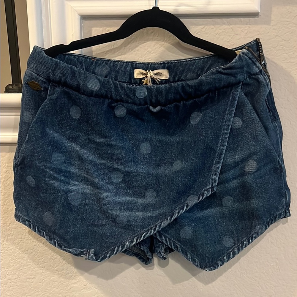 Scotch & Soda Blue Skorts with Casual Distressed Look BNWT